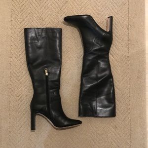 Genuine Leather Knee-High Louise et Cie Heels